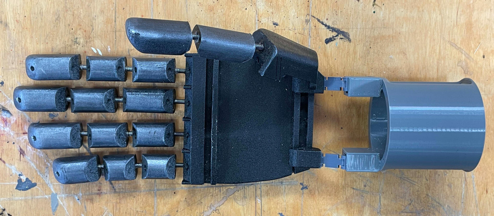 Mechanical hand build